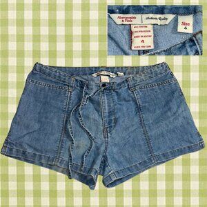 VTG Abercrombie & Fitch Tie Shorts, Size 4